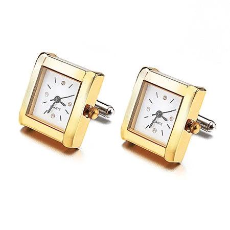 High-grade Cuff Links With Machine Movements by GJG Denim