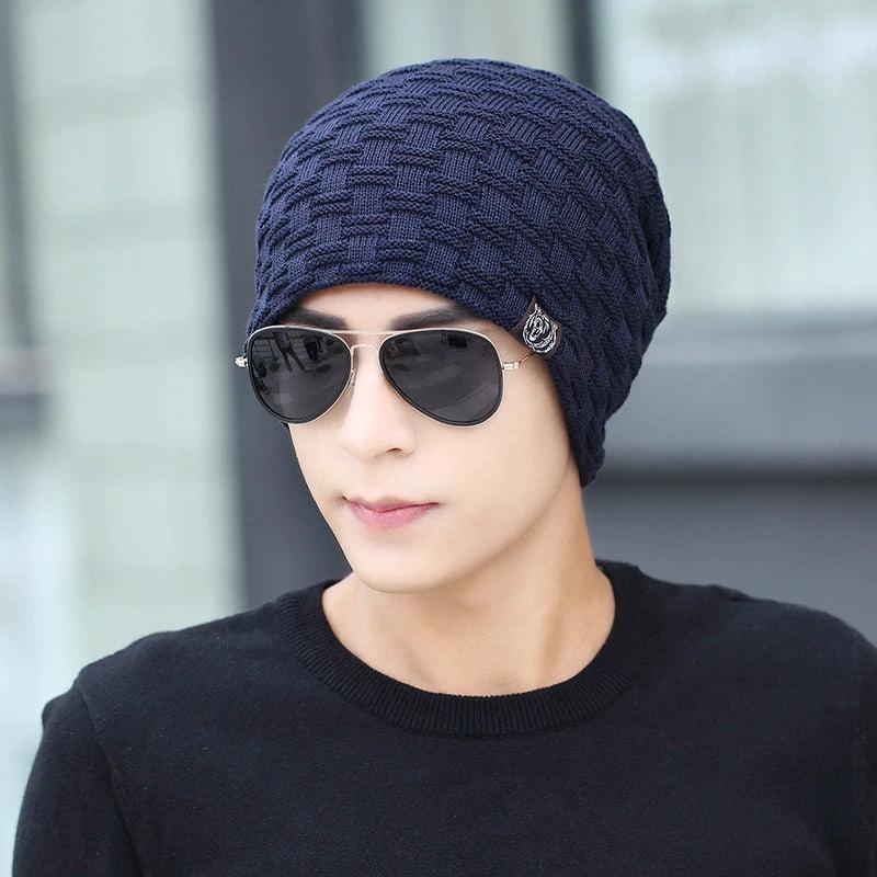 Men's Warm Knitted Beanie by GJG Denim