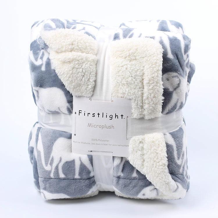 Lambskin Throw Blanket by GJG Denim
