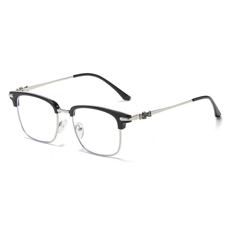 Men's Retro Plate Myopia Glasses by GJG Denim