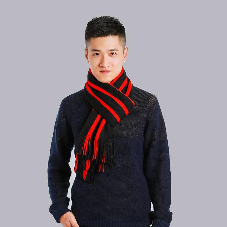 Imitated Cashmere Casual Thick Scarf For Men by GJG Denim