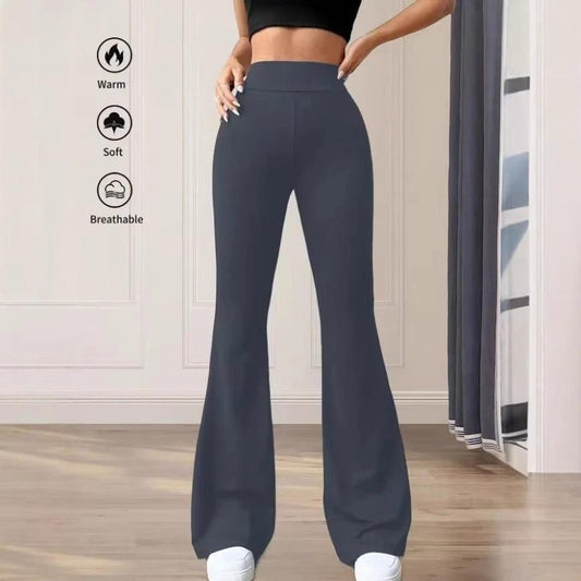 Women's High-Waisted Loose Floor-Length Casual Pants by GJG Denim