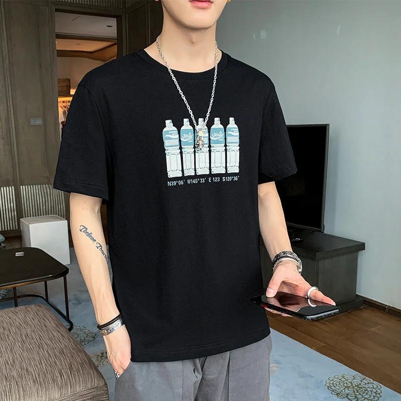 Men's Trendy Cotton T-shirt by GJG Denim