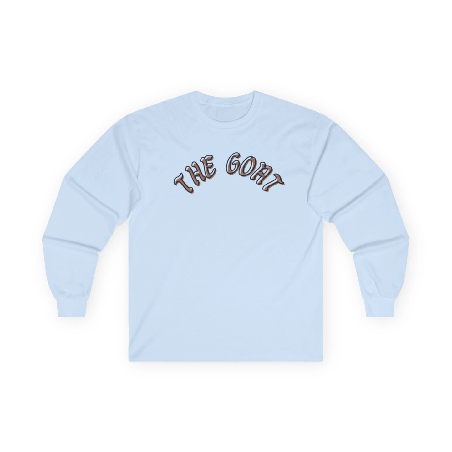 The GOAT Unisex Long Sleeve Tee, Casual Wear, Perfect for Sports Fans, Gift for Him or Her, Iconic Statement Shirt by Printify