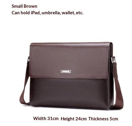 Trendy Men's Business Office And Casual Large-capacity Leather Bag by GJG Denim