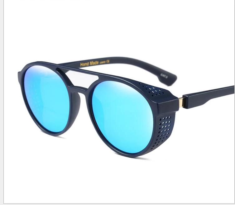 Frosted Retro Double Beam Sunglasses For Men by GJG Denim