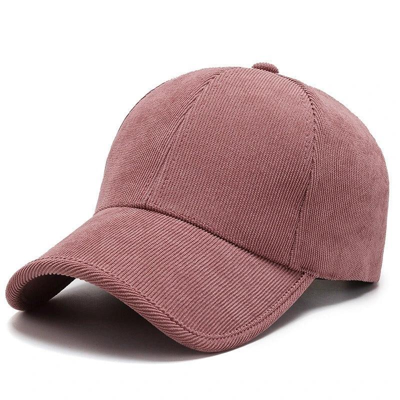 Four Seasons Corduroy Color Baseball Cap Casual by GJG Denim