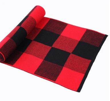 Men's Wool Plaid Scarf by GJG Denim