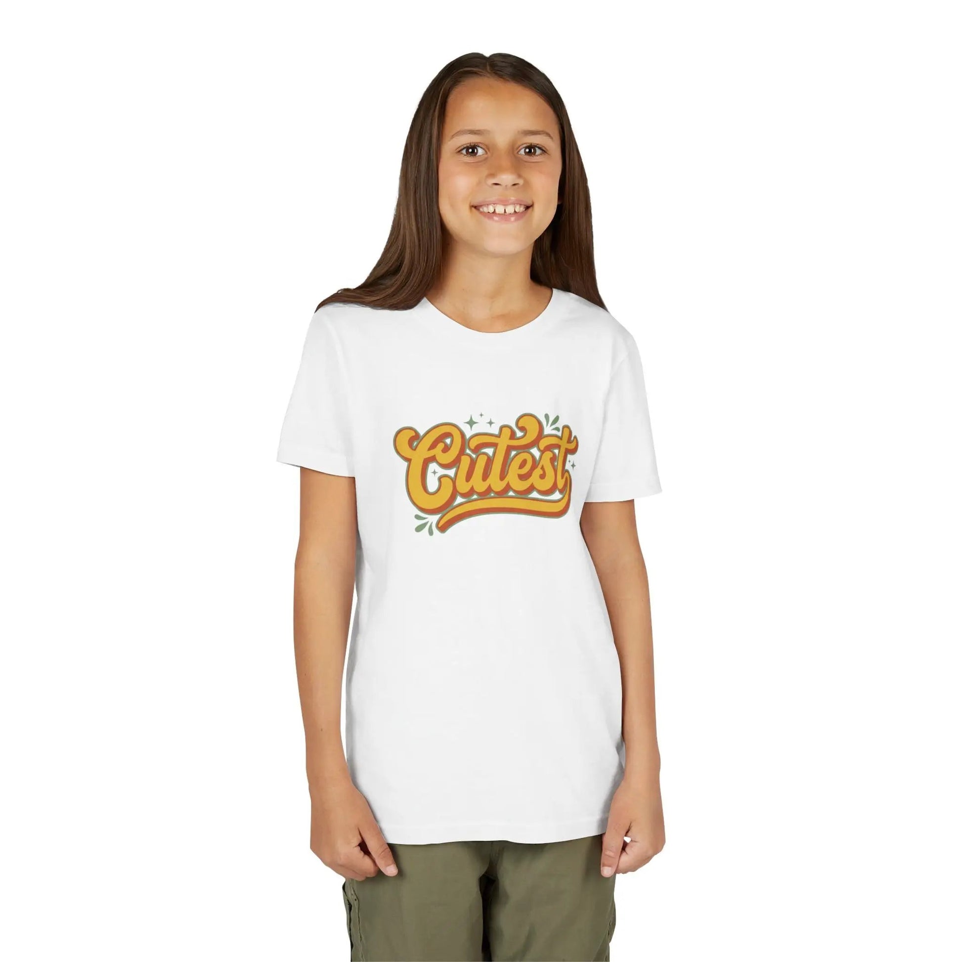 Cutest Youth Tee — Retro Script Kids T‑Shirt by Printify