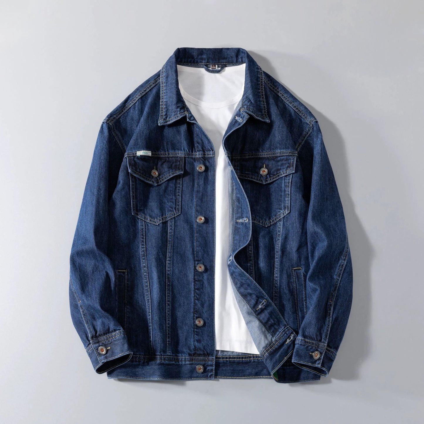Men's Heavy Retro Denim Jacket by GJG Denim