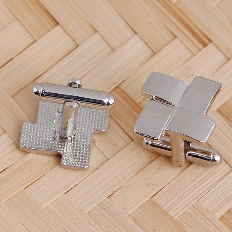 Three-dimensional Men's Cufflinks by GJG Denim