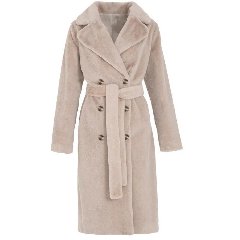 Autumn And Winter Thickening Mink Velvet Coat Women by GJG Denim
