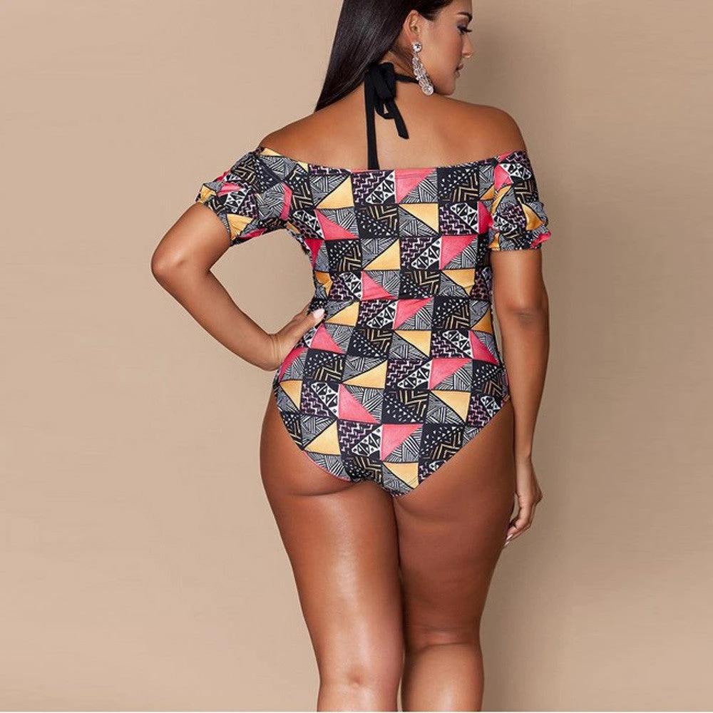 Geometric bikini ladies plus size by GJG Denim