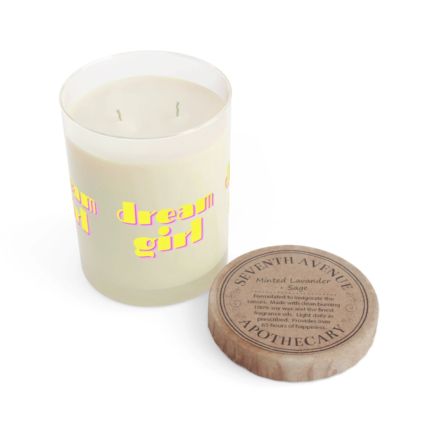 Dream girl Scented Candle - Full Glass, 11oz by Printify