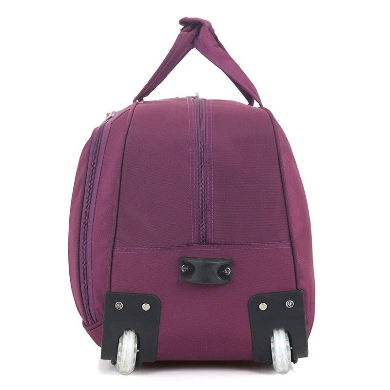Men's Oxford Cloth Trolley Bag Leisure Travel Folding Luggage by GJG Denim