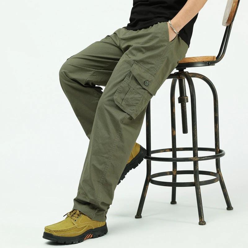 Men's Casual Multi-Pocket Pants by GJG Denim