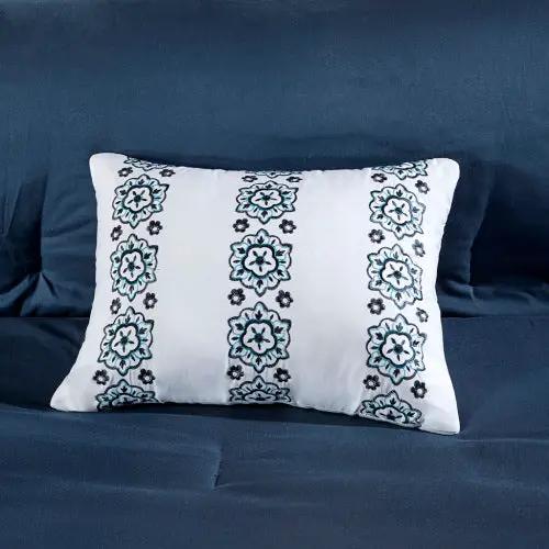 Queen Boho Comforter Set With Bed Sheets by GJG Denim