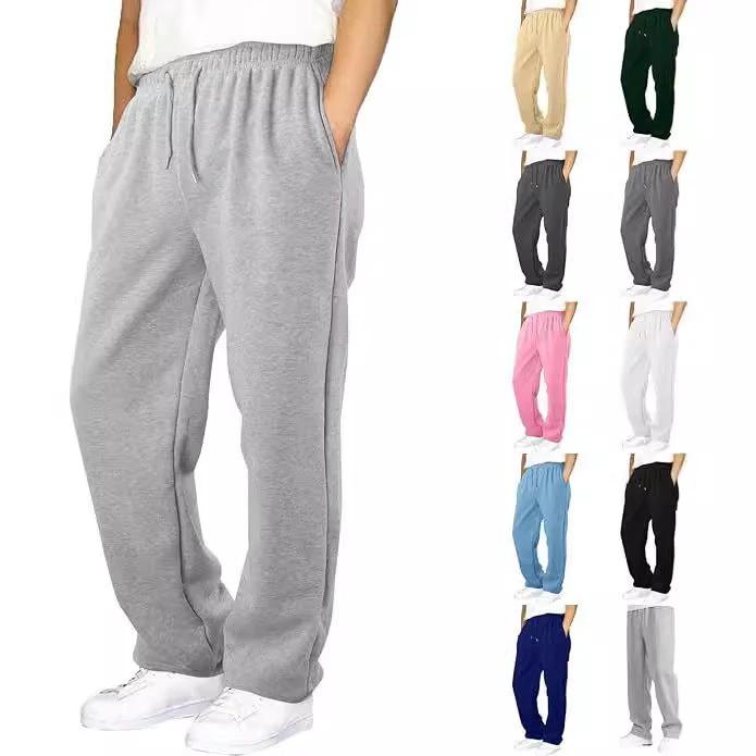 Men's Straight Loose Leisure All-matching Sweatpants by GJG Denim