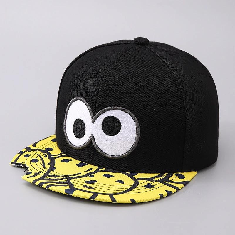 Men's Flat Brim Missing Corner Snack Baseball Cap by GJG Denim
