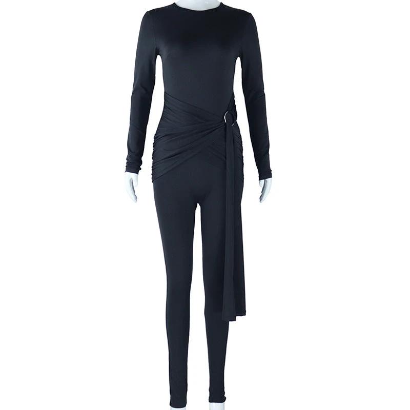 Long Sleeve Tight jumpsuit For Women by GJG Denim