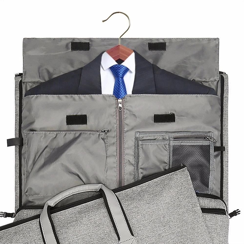 Travel Garment Bag with Shoulder Strap For Men by GJG Denim