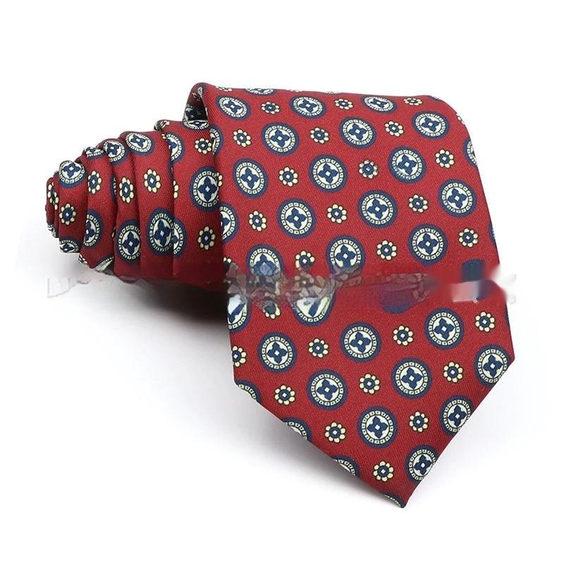 Business Polyester Men's Printed Tie by GJG Denim