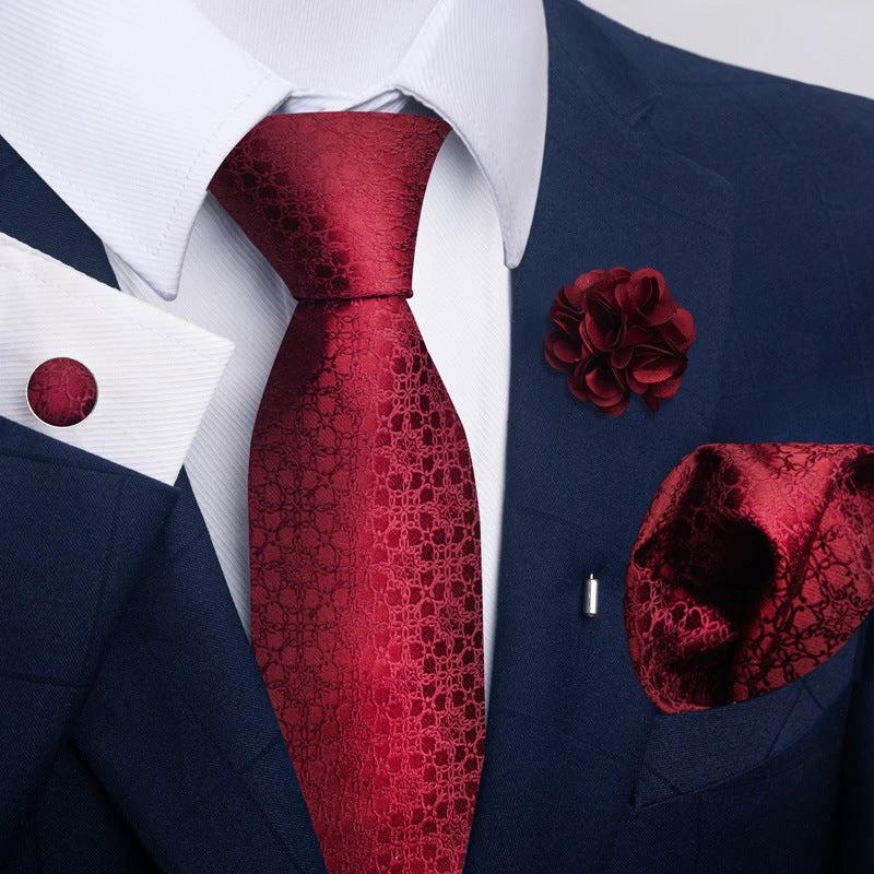 Men's Tie and Pocket Square Combo by GJG Denim