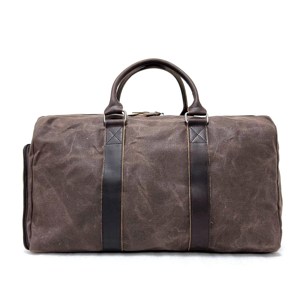 Men's One-shoulder Portable Dry Wet Separation Large Capacity Canvas Luggage Travel Bag by GJG Denim