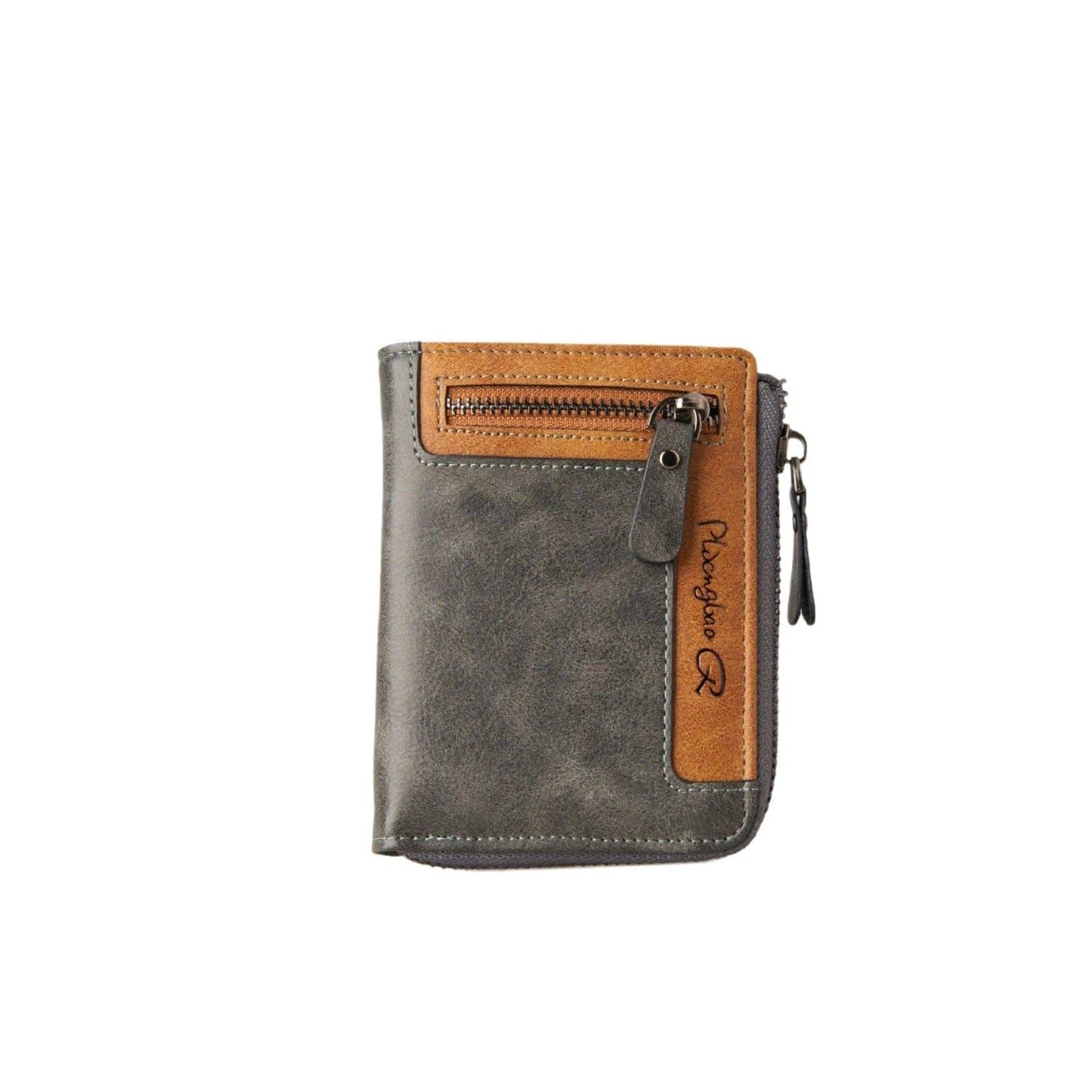Men's Multi-functional Short Zipper Wallet by GJG Denim