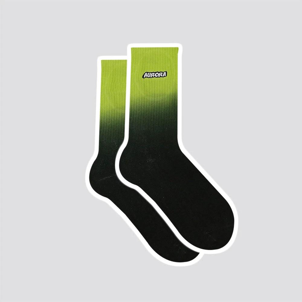 Men's Trendy Sports Dyed Cotton Tube Socks by GJG Denim