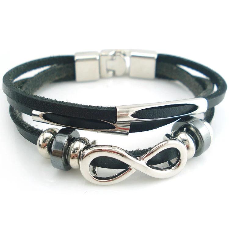 Men's Retro Leather Bracelet by GJG Denim