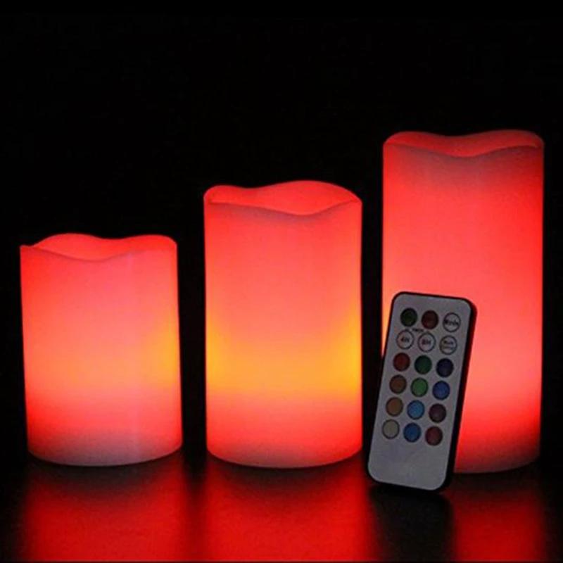 Luma Candles Real Wax Flameless Candles (3pcs/set) by GJG Denim