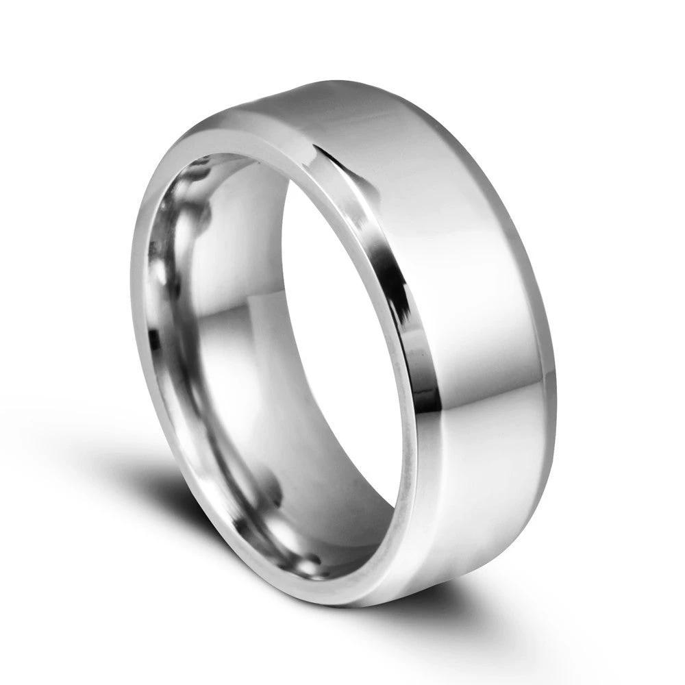 Men's 8mm Titanium Ring by GJG Denim