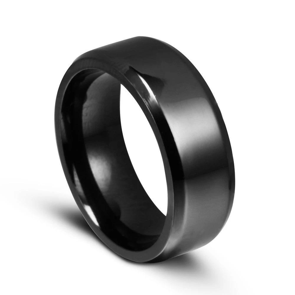 Men's 8mm Titanium Ring by GJG Denim