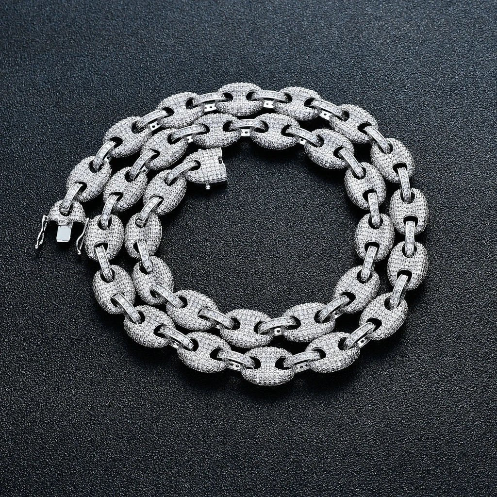 Men's Chain (16 inch, 18 inch, 20 inch, 22 inch, 24 inch) Bracelet (7 inch, 8 inch) by GJG Denim