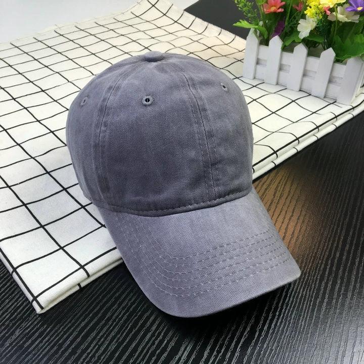 Men's Washed Baseball Caps by GJG Denim
