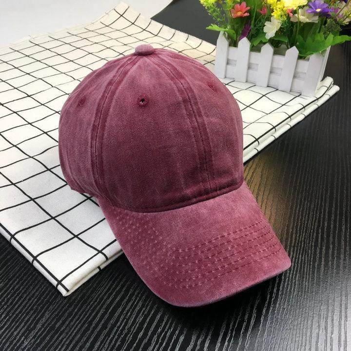 Men's Washed Baseball Caps by GJG Denim