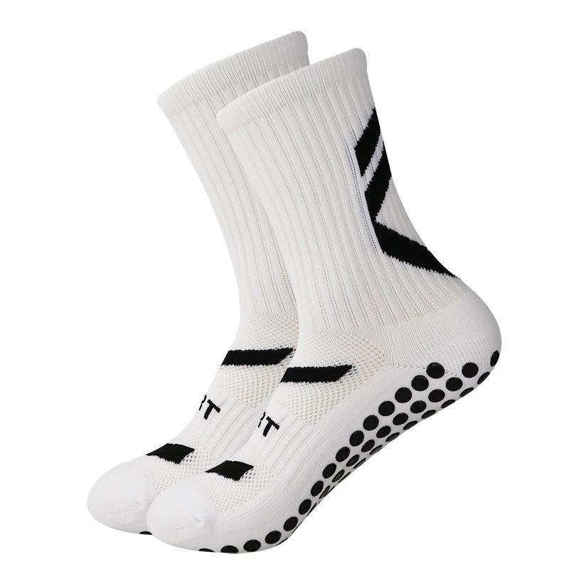 Men's Non-slip Thick Football Shock-absorbing Sports Socks by GJG Denim