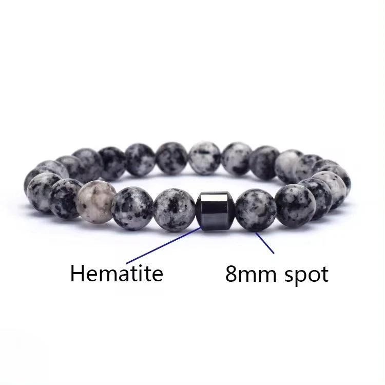 Men's Natural Gemstone Bracelet Vintage by GJG Denim