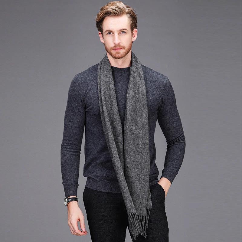 Men's Solid Color Scarf by GJG Denim