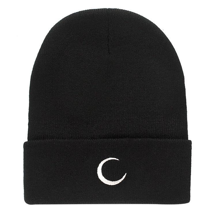 Men's Woolen Weather Embroided Knitted Beanie by GJG Denim