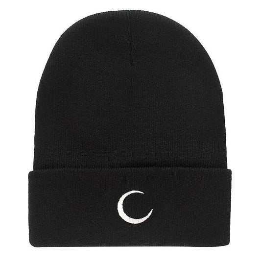 Men's Woolen Weather Embroided Knitted Beanie by GJG Denim
