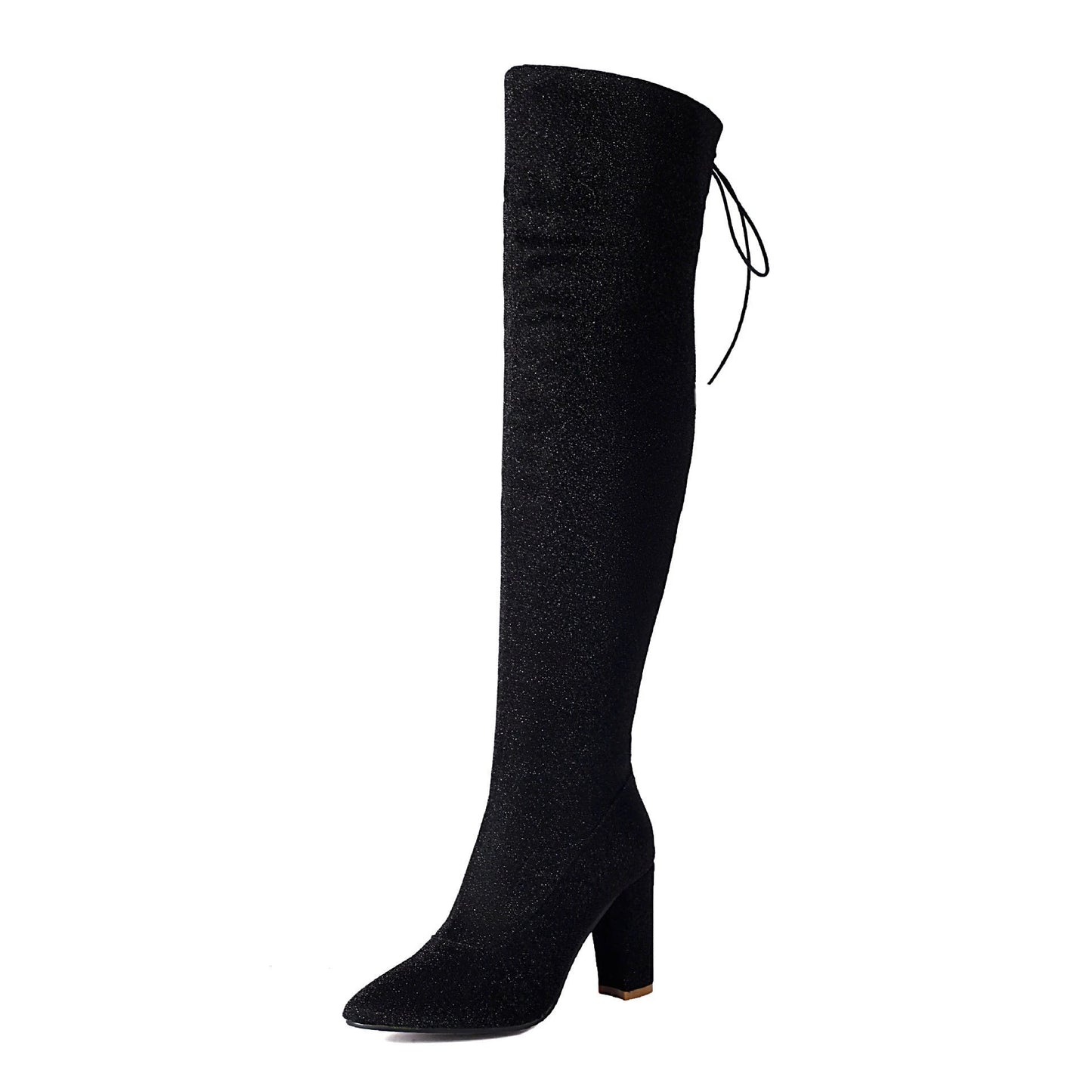Over-the-knee Nightclub Knight 40-47 Large Size Boots by GJG Denim