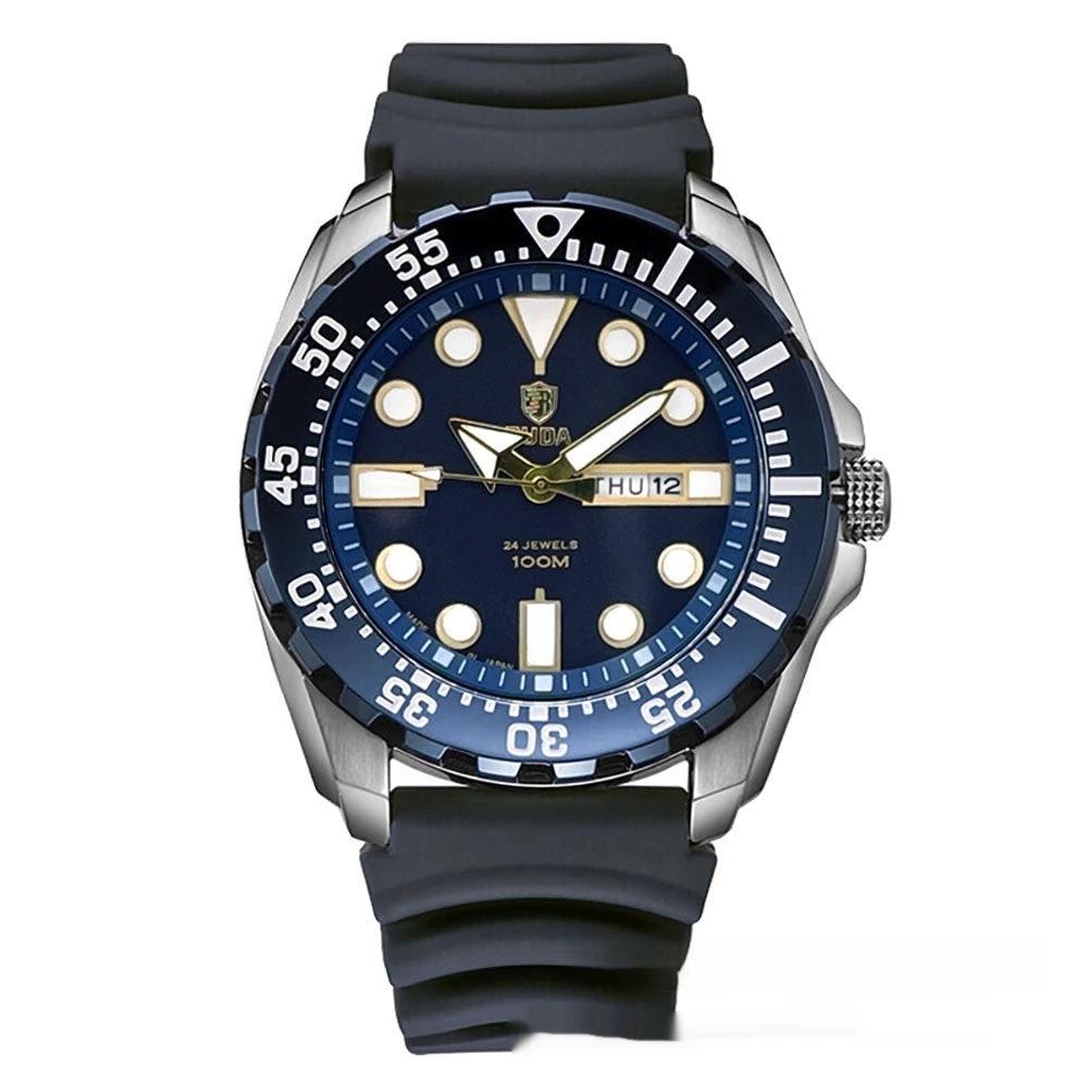 Men's Waterproof Luminous Quartz Movement Business Watch by GJG Denim