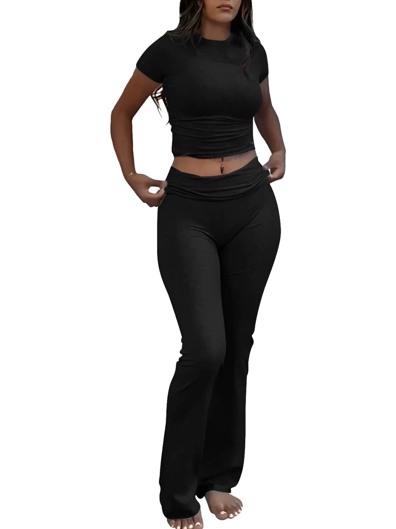 Single Piece Wide Leg Pants by GJG Denim