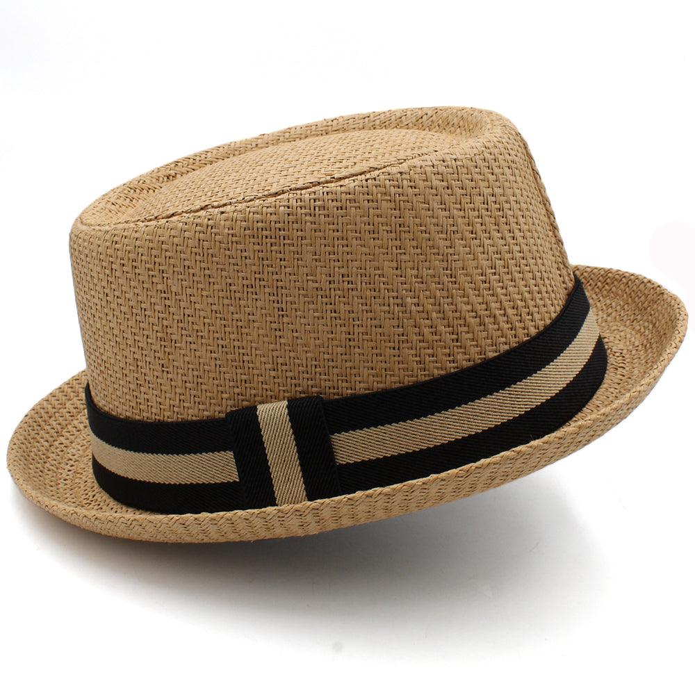 Retro Sun Shade Straw Hat For Men by GJG Denim