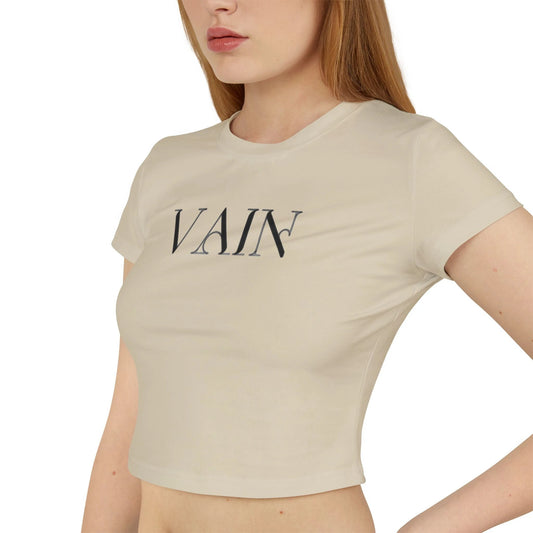 Vain Women's Trendy Crop Top, Stylish Fashion Top, Gift for Her, Summer Outfit, Casual Wear by Printify