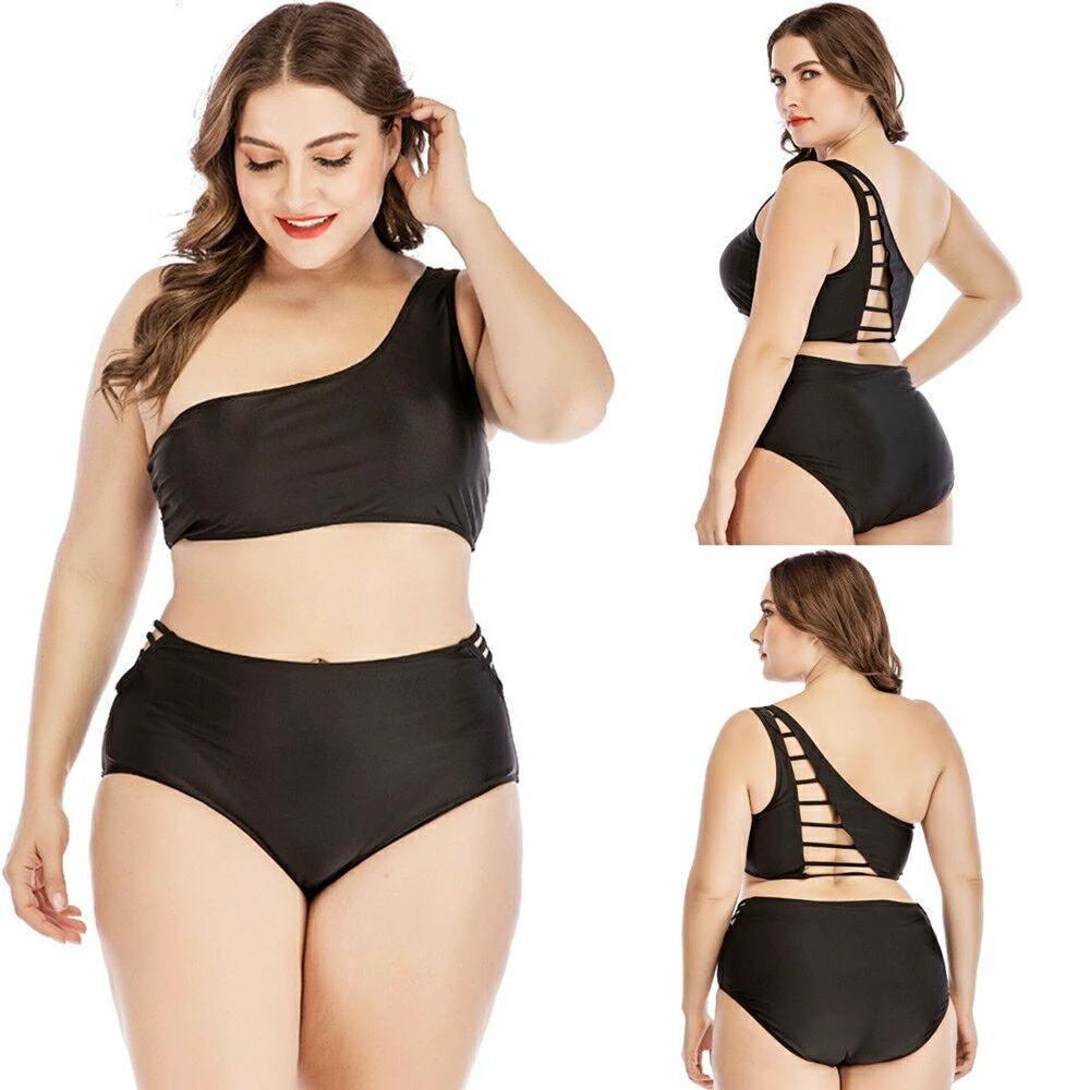 High waist plus size swimsuit by GJG Denim