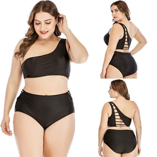 High waist plus size swimsuit by GJG Denim
