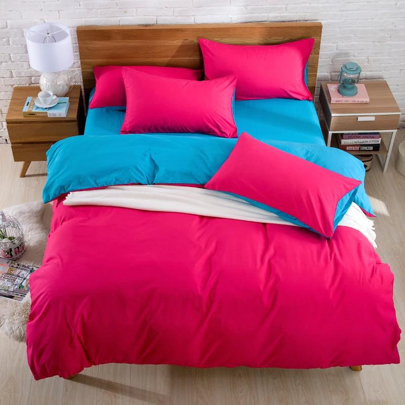 Brushed Plain Bedding (Duvet cover) Set by GJG Denim